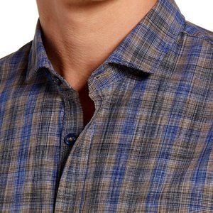 New: BOSS Orange Cattitude Brushed Plaid Shirt